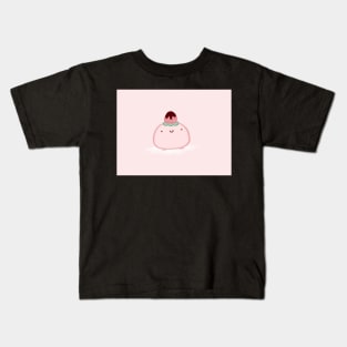 Kawaii strawberry mochi ice Kids T-Shirt